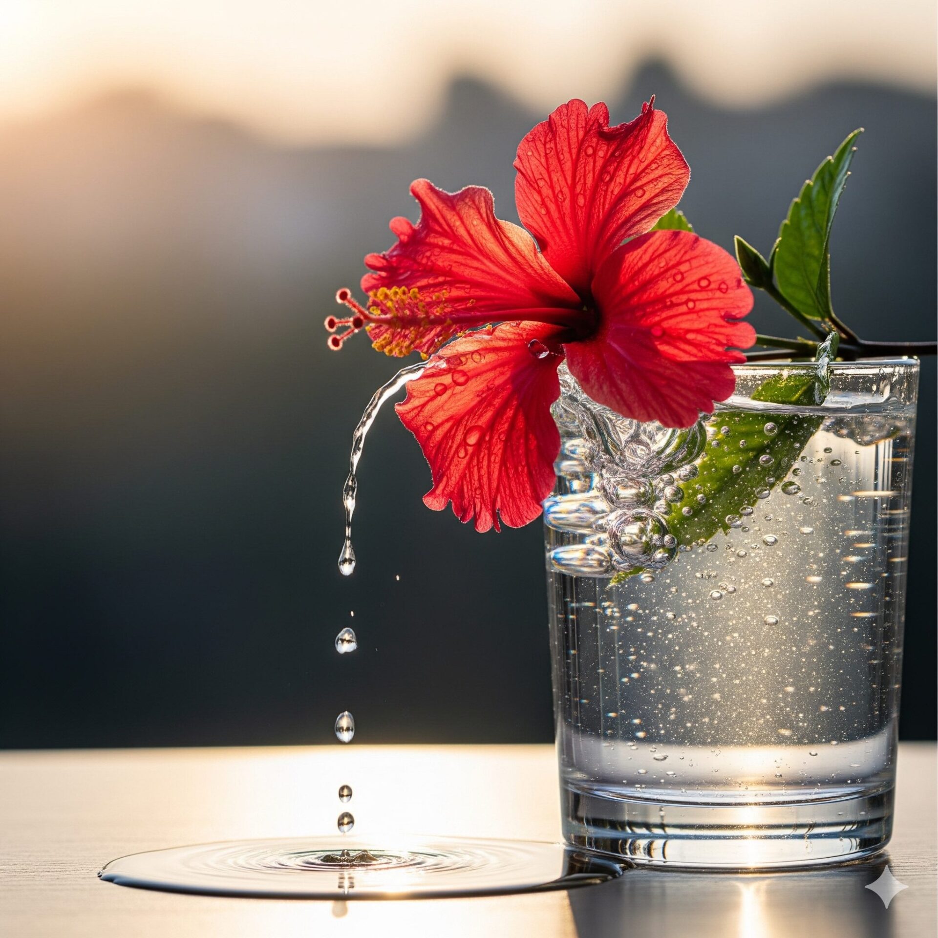 ハイビスカス花水