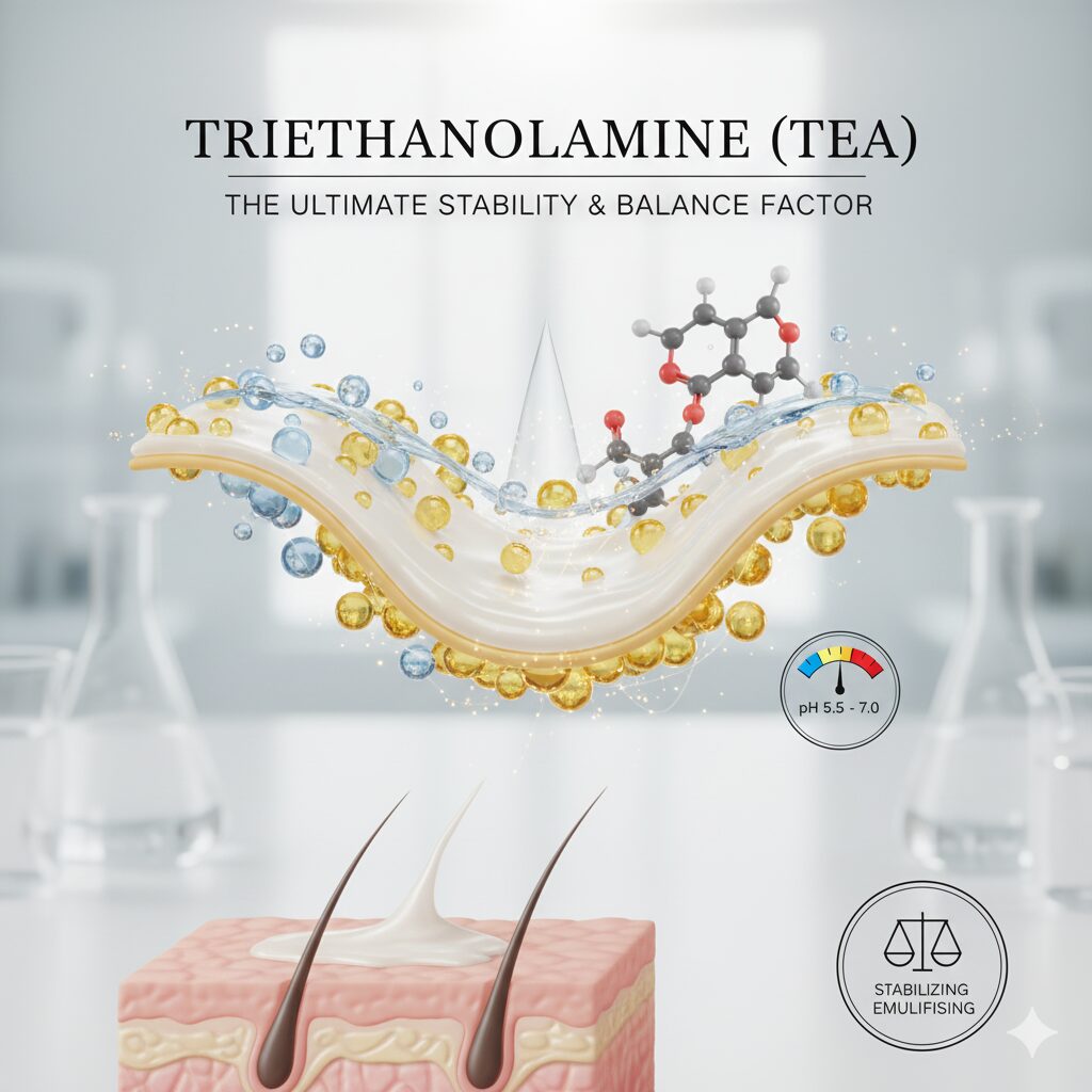 [TEA（トリエタノールアミン）]のすべて：化粧品のpHを調整する多機能成分の秘密と安全性【美容専門家が徹底解析】